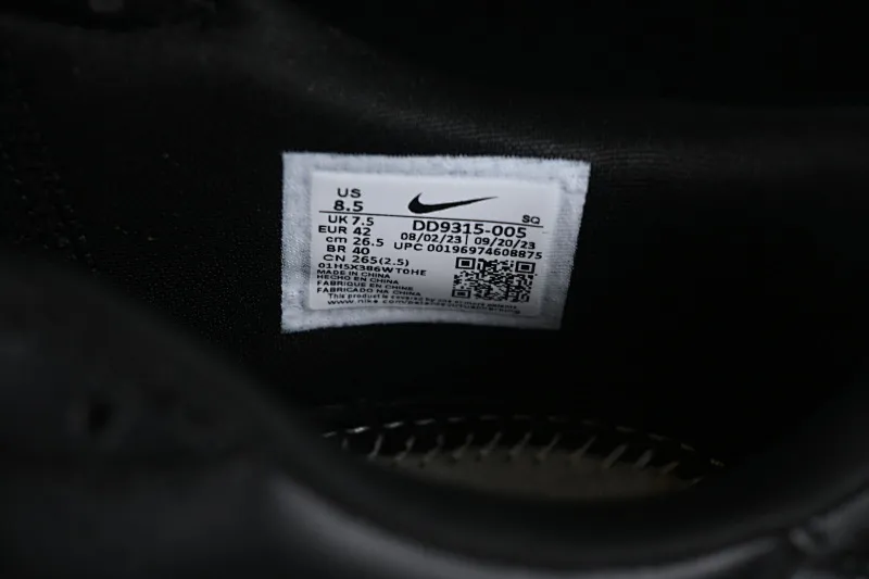 All categories Air Jordan Jordan series basketball shoes Air Jordan 1 Low Z version Air Jordan 1 Low Golf "Black Snake Pattern" AJ1 Joe 1 new golf version raw rubber black DD9315-005